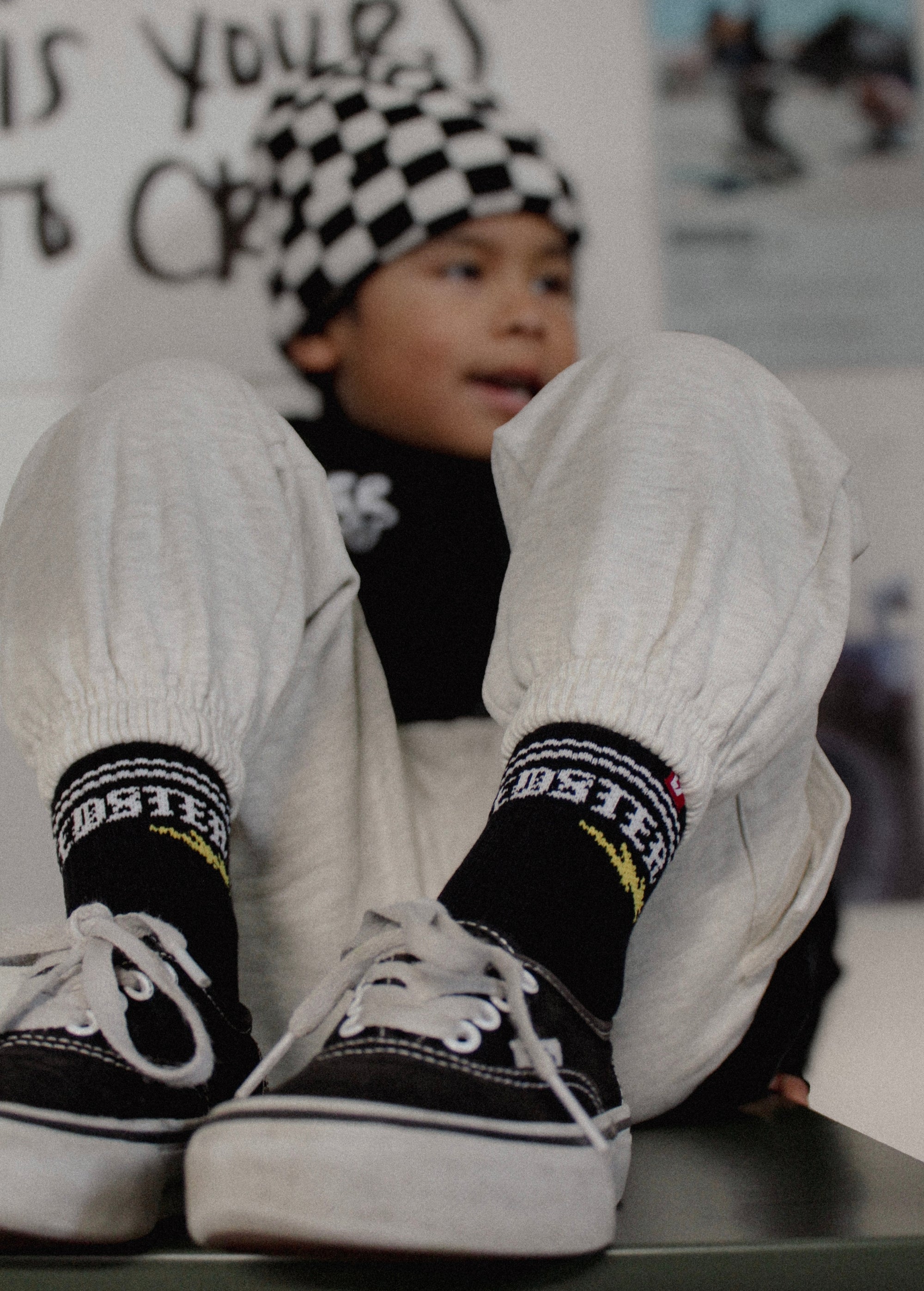 Speedster Crew Socks Black