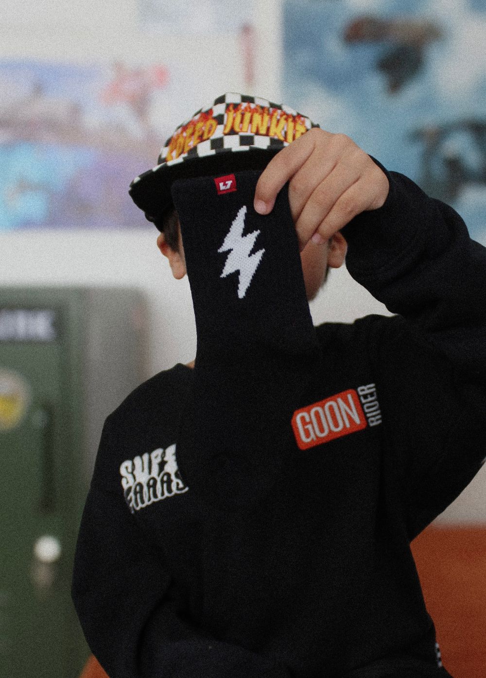 Bolt Crew Socks Black