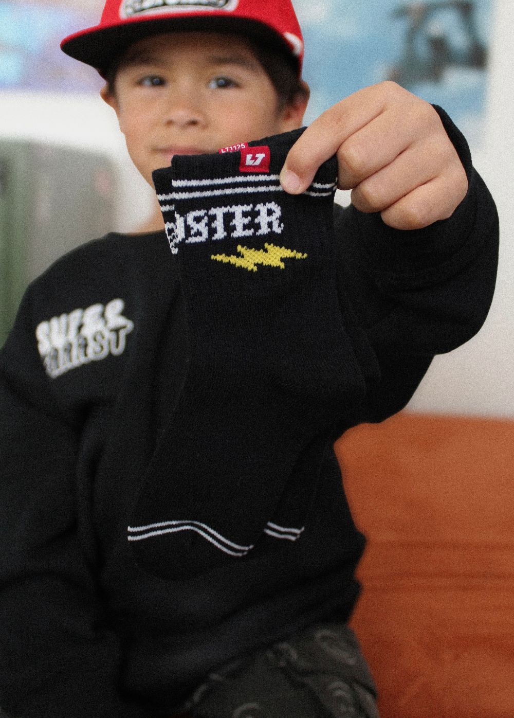 Speedster Crew Socks Black