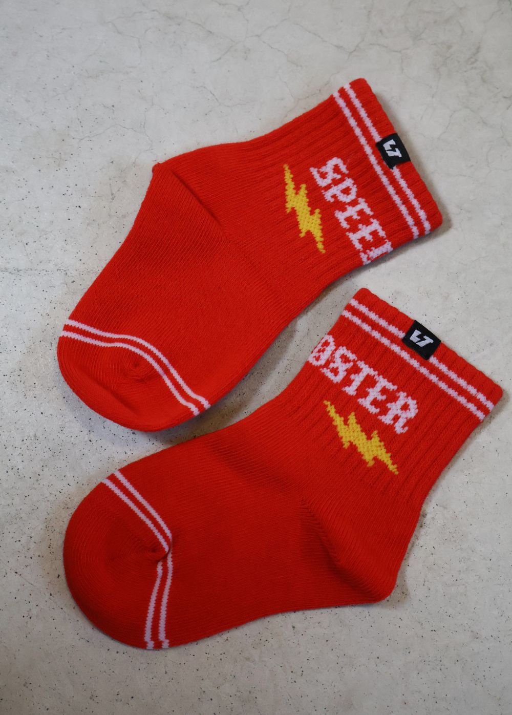 Speedster Crew Socks Red